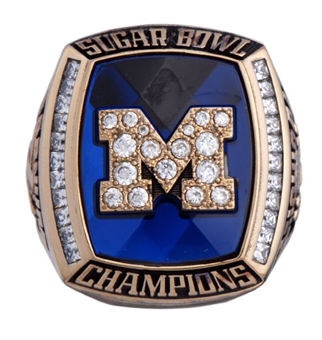 2012 Michigan Sugar Bowl Championship Ring - Ricky Barnum